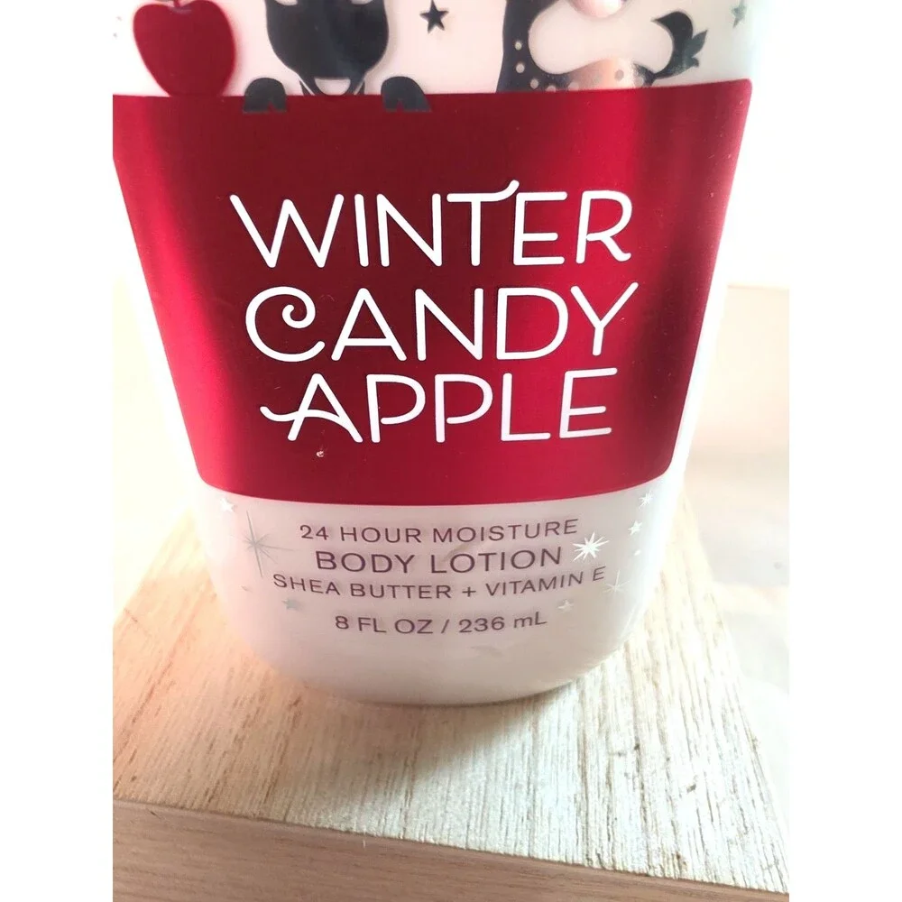 New Bath and Body Works Winter Candy Apple Body Lotion 8 fl oz /236mL